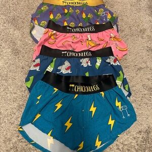 ChicknLegs Women's Athletic Shorts - Fun Patterned Collection